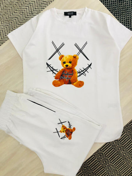 Premium Bear Printed Co-Ord Set for Women