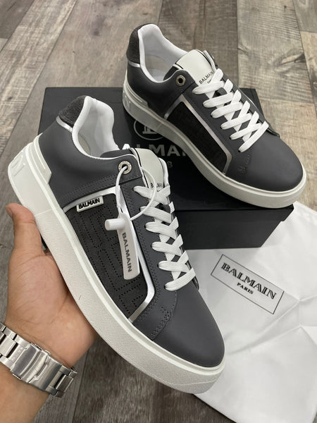 Premium Collection  Patched Low Top Sneakers