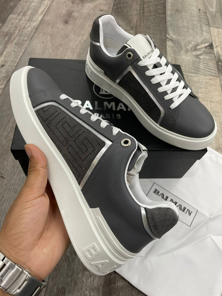 Premium Collection  Patched Low Top Sneakers