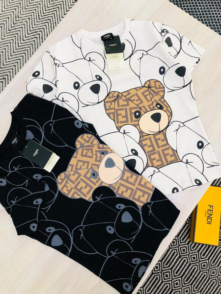 Premium T-shirt with multi bear print