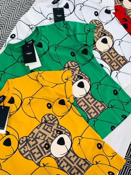 Premium T-shirt with multi bear print