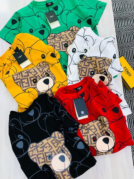 Premium T-shirt with multi bear print