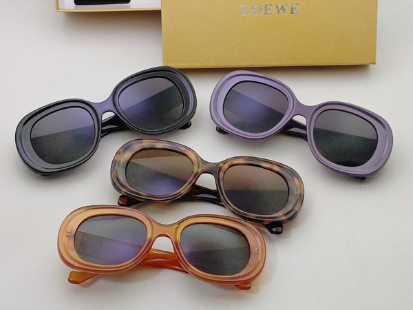 Oval Acetate Sunglasses