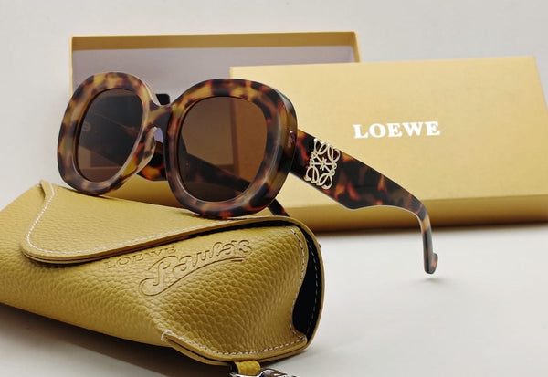 Oval Acetate Sunglasses