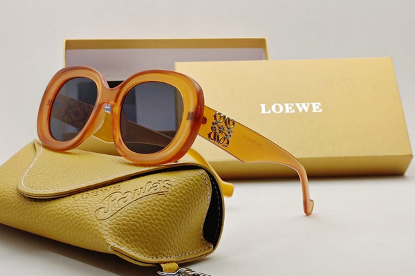 Oval Acetate Sunglasses