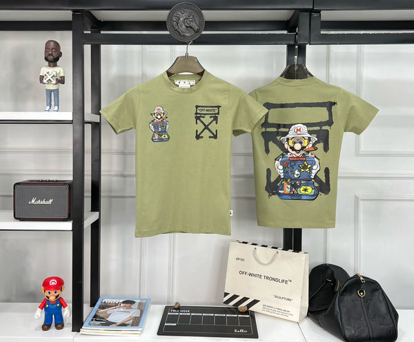 Luxury Digital Patched Logo  T-shirt For Kids