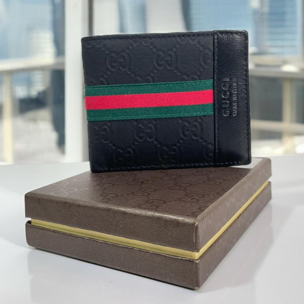 Luxury Embossed Logo Wallet  For Men