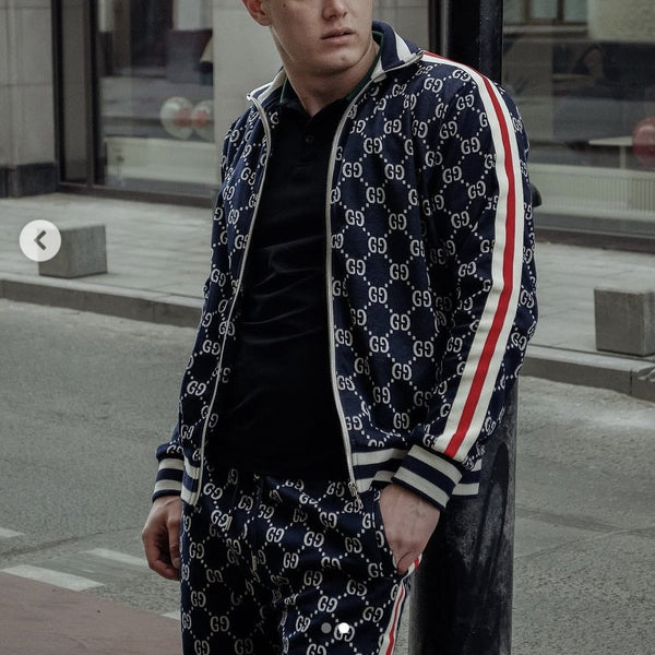 Luxurious GG Jacquard  Track Suit  For Men