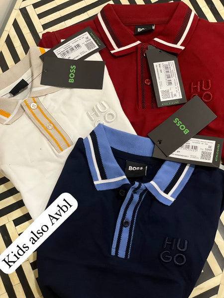 Premium  Regular  Fit  Polo Shirt With Contrast Stripe