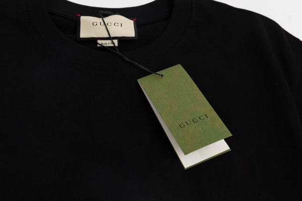 Luxury  Black Drop Shoulder Shirt With  Brand Logo