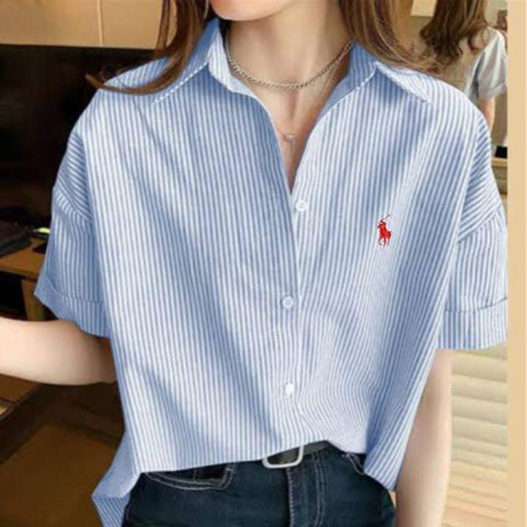 Luxury and Fashionable Slim Fit Striped Shirt