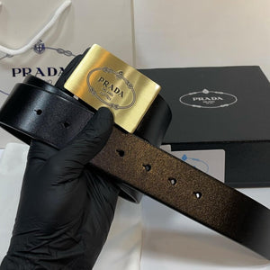 Elegance Luxury Leather Belt with Iconic Logo