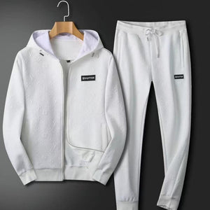 Luxury Embossed Logo Track suit  For Men