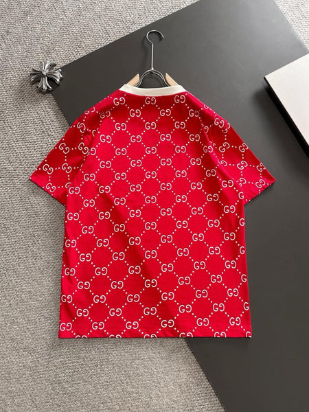 Luxury All Over GG Logo Printed T-shirt