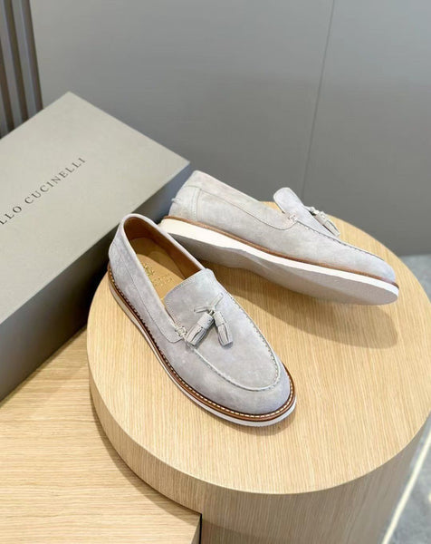 Premium Grey Leandra Loafers