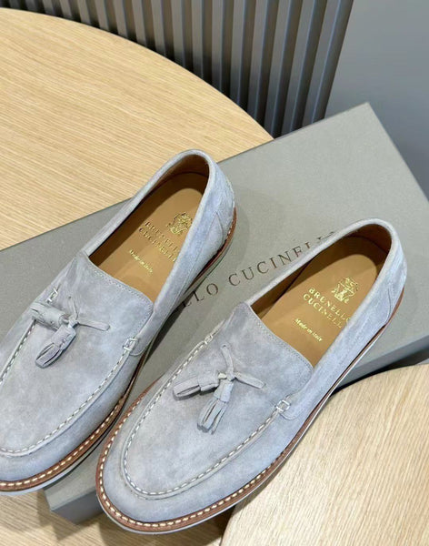 Premium Grey Leandra Loafers