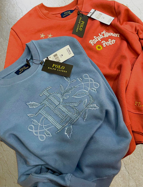 Imported Sweatshirt With Logo Embroidery