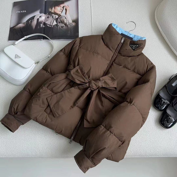 Luxe  Puffer Padded Jacket With Belt