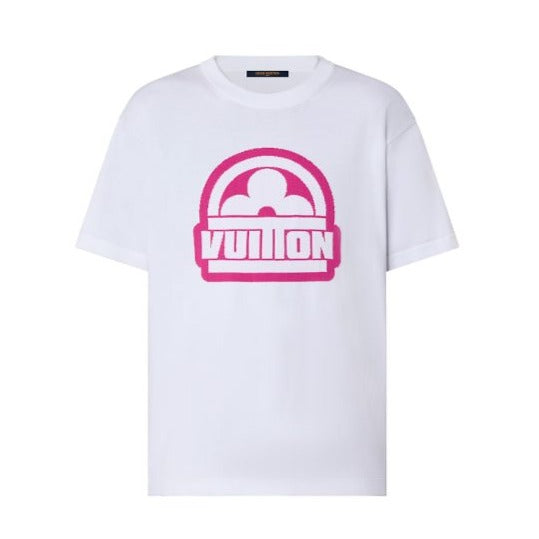 Luxury Logo Printed Tees for Women