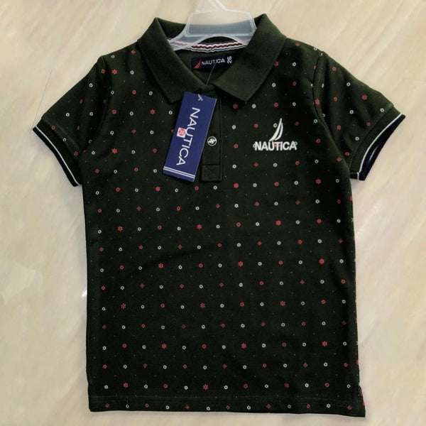 Branded  Dots Printed  Kids  T-shirt For Boys