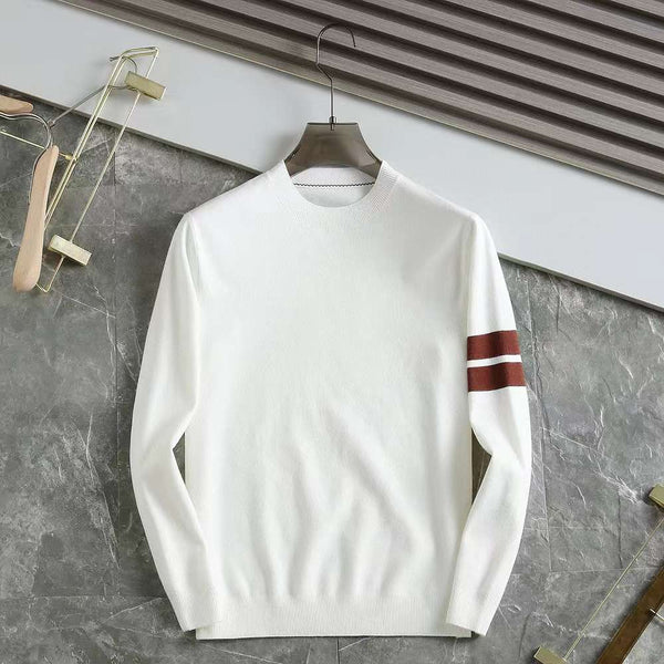 Luxury Knitted Crew-Neck Pullover