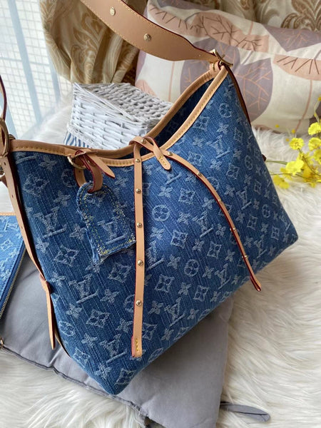 Luxury and Fancy Carry All Denim Hand Bag