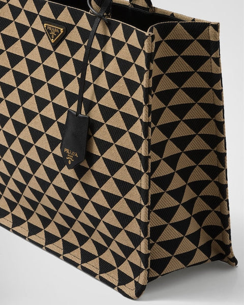 Jacquard Triangolo Tote Bag