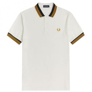 Premium Quality Striped Collar Polo Shirt