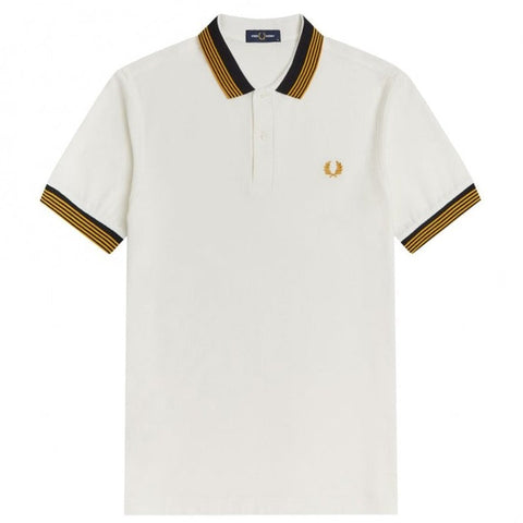 Premium Quality Striped Collar Polo Shirt