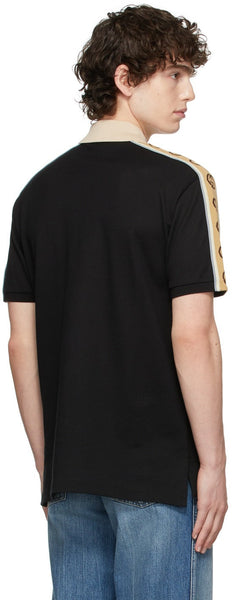 Polo Jacquard Webbing-Trimmed Tees