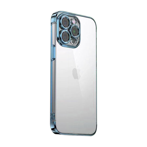 Electroplated Silicone Transparent Back Case Cover for 14 Series