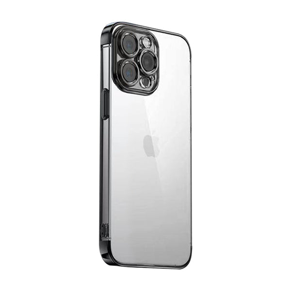 Electroplated Silicone Transparent Back Case Cover for 14 Series