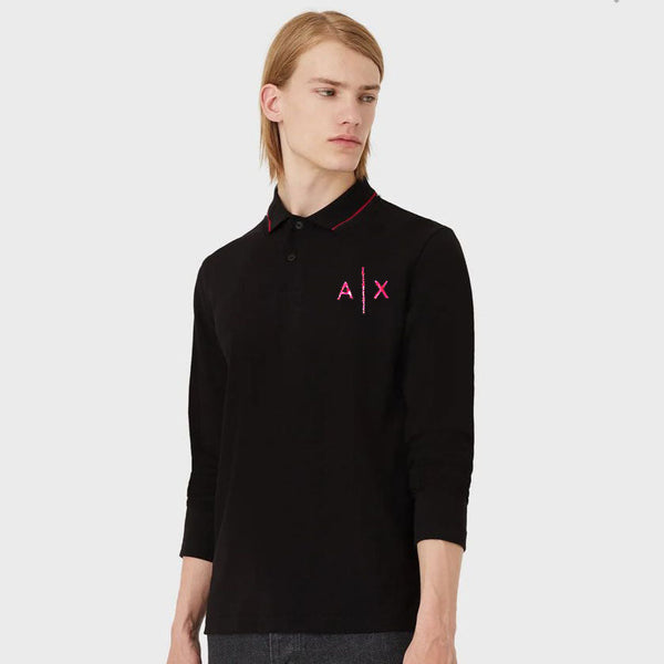 Men Premium Long Sleeves T-Shirt With Logo Initial