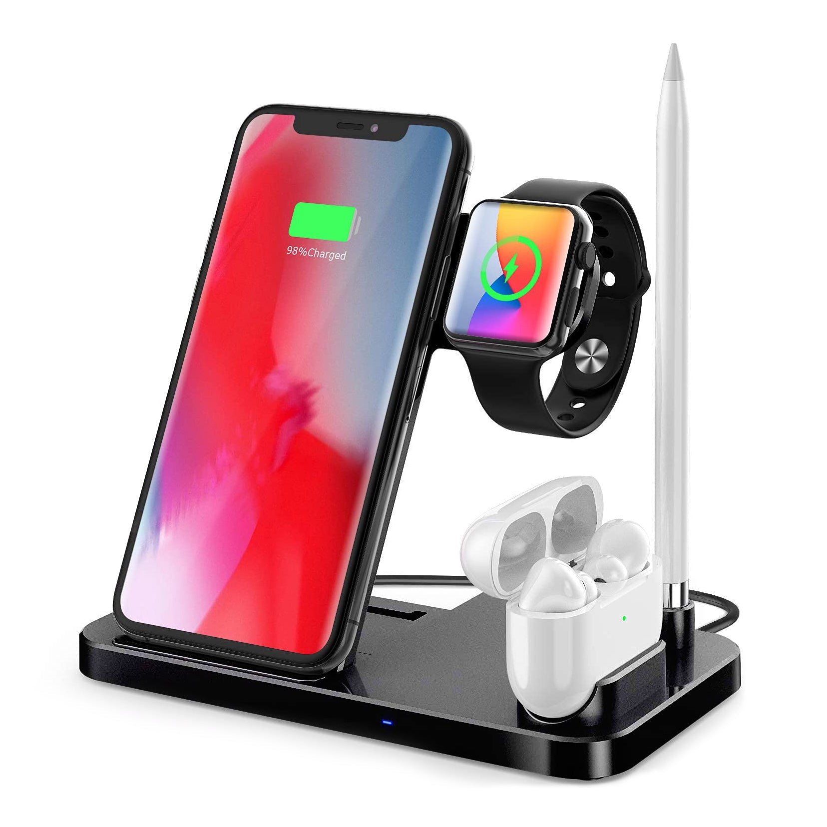 4 in 1 Fast Wireless Charging Station - Luxury at Less