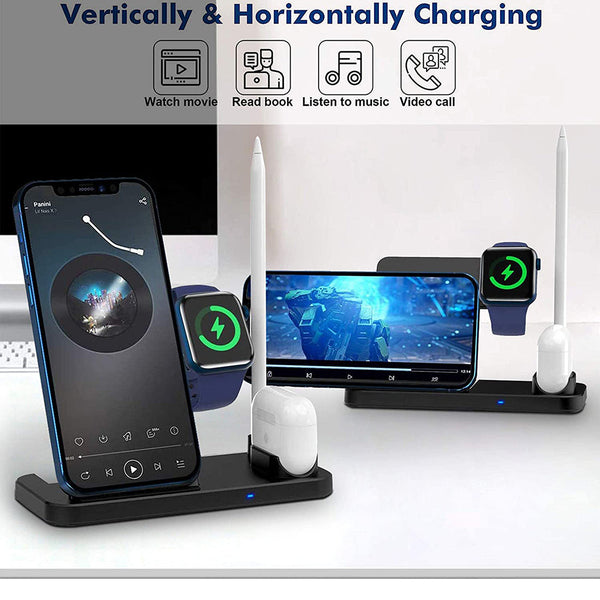 4 in 1 Fast Wireless Charging Station - Luxury at Less