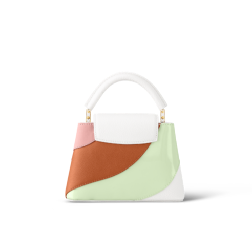 White Top Handle & Sling Bag For Women