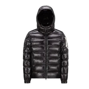 Men Black Saulx Short Down Jacket