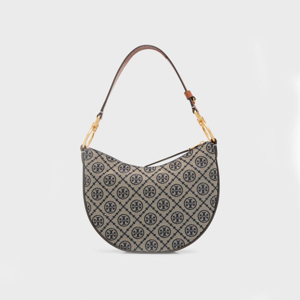 T monogram-Jacquard Shoulder Bag