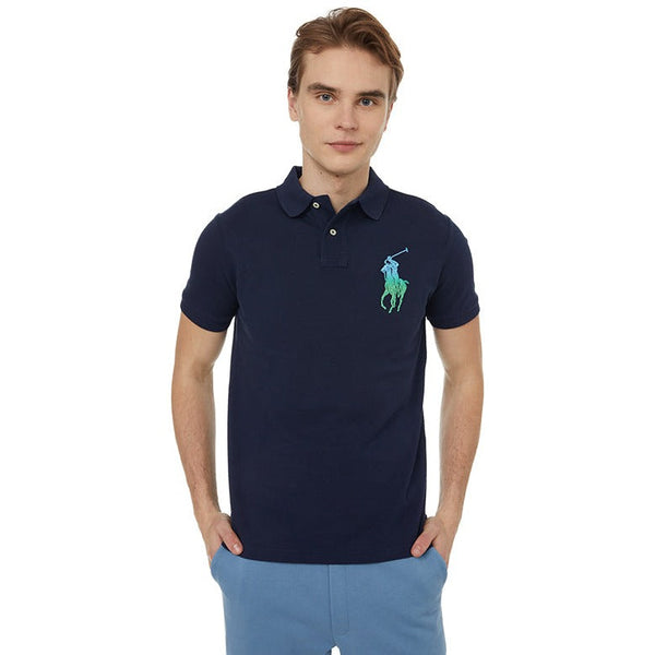 Embroidered-Logo Polo T-Shirt