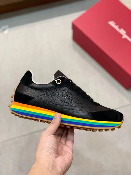 Men High-Quality Rainbow Sole Sneakers