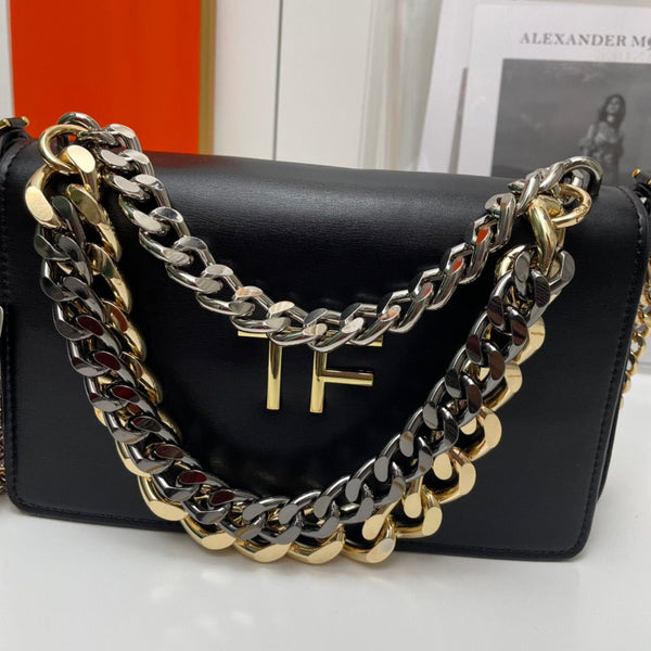 Women Fashionable Palmellato Triple-Chain Bag