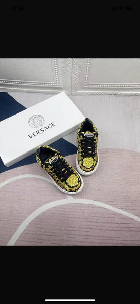 Kids Greca Baroccoflage-Print Sneakers