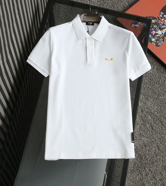 Cotton Polo Shirt With Logo Embroidery