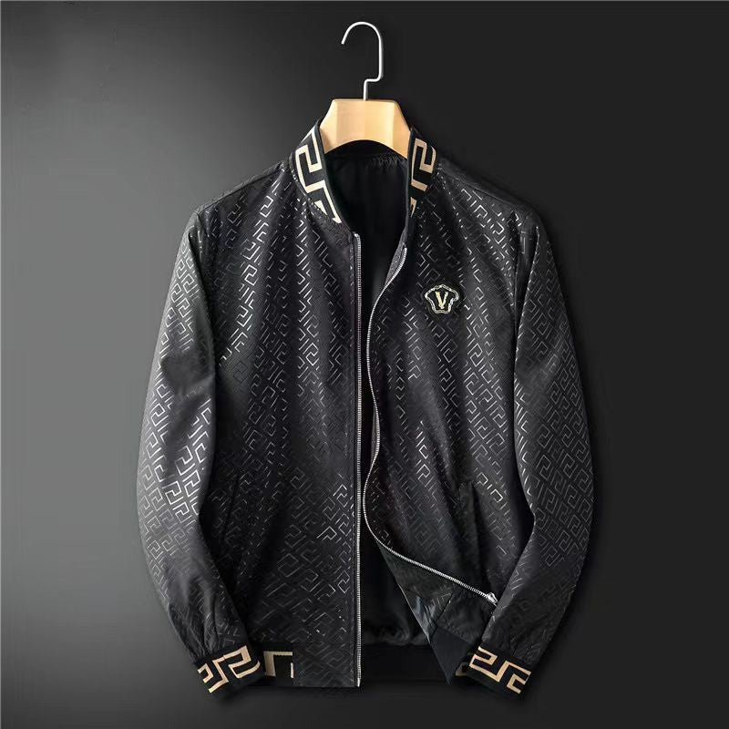 Fashionable Brand Printed Bomber Jacket