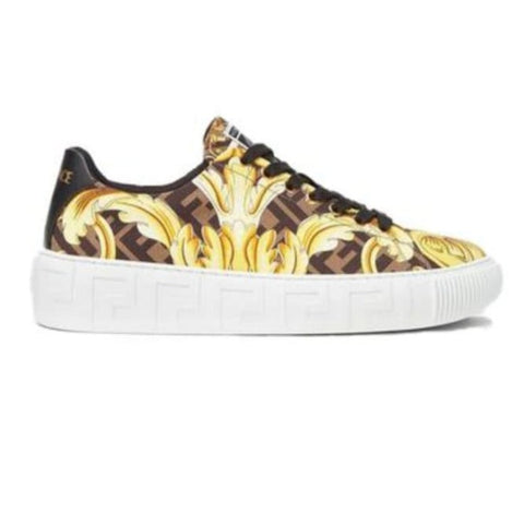 Kids Greca Baroccoflage-Print Sneakers