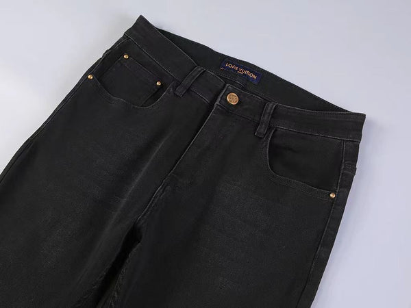 Exclusive Black Regular-Fit Denim