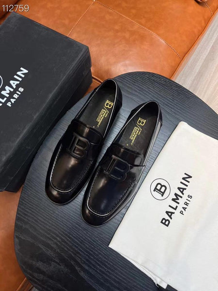 Latest B Logo Embellished Loafers For Men