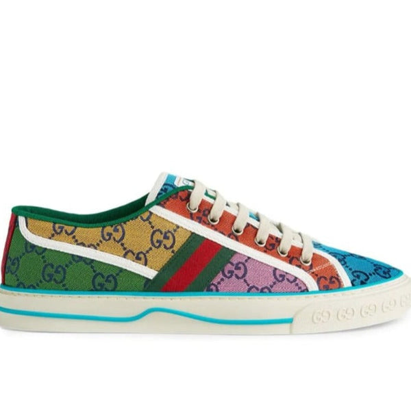 Kids Monogram Multicolor Web Sneakers