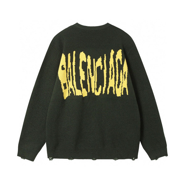 Letter Graffiti Pullover For Men