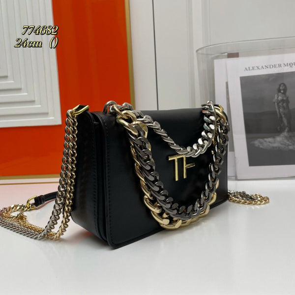 Women Fashionable Palmellato Triple-Chain Bag